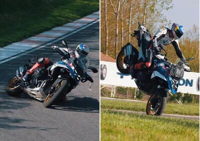 Toprak Razgatlioglu guida la BMW R 1300 GS come fosse un motard. Traversi e stoppie con la Maxi Enduro [VIDEO] 