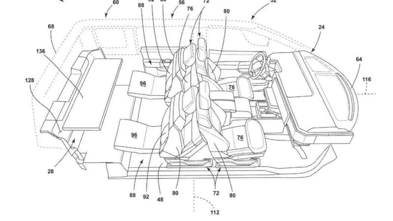 Ford brevetta la ciotola scorrevole e i sedili reversibili