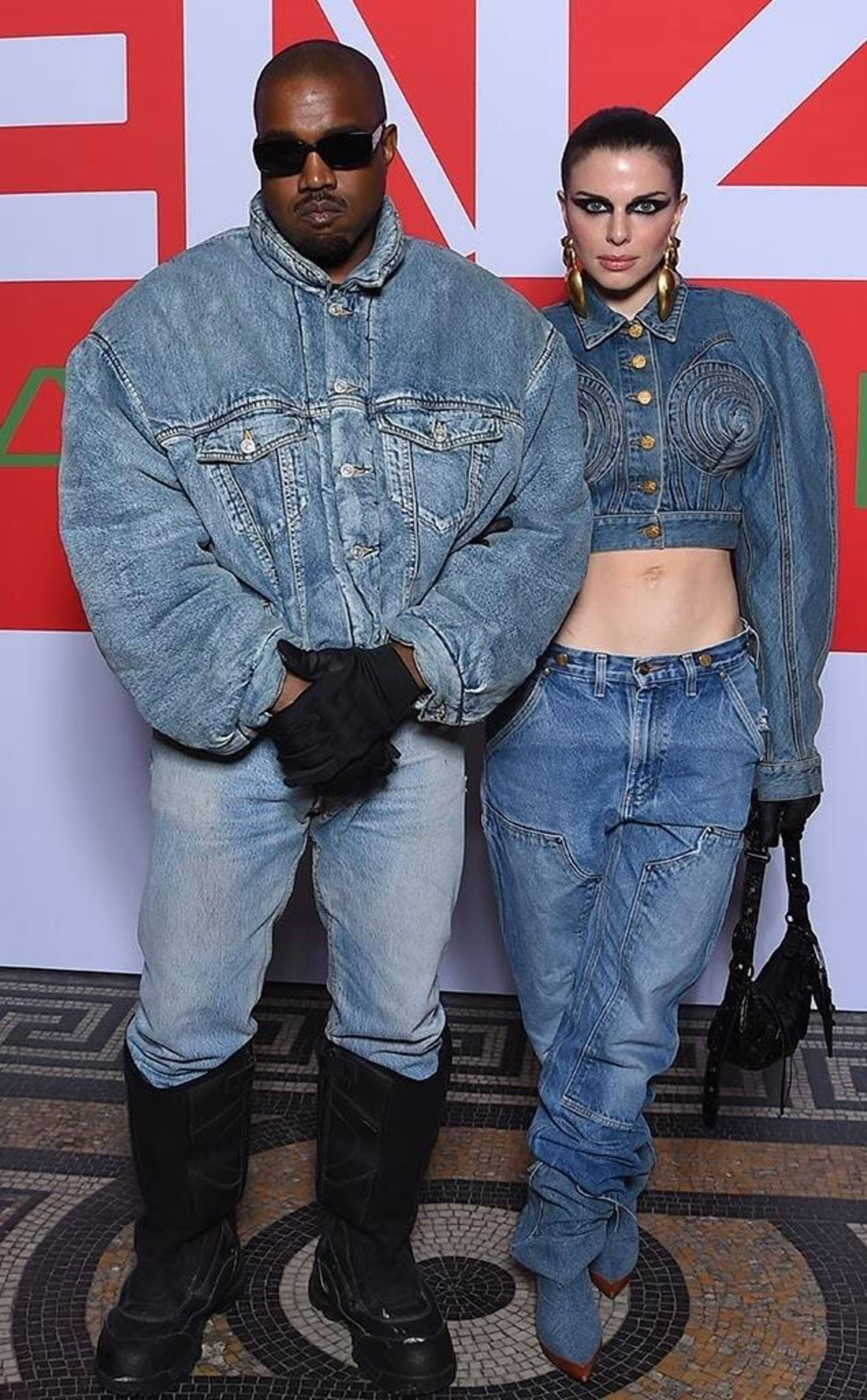 Julia Fox con Kanye West