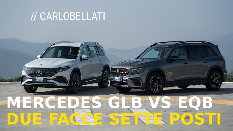 Mercedes GLB vs EQB: sette posti diesel long range o elettrica supereco? [VIDEO]