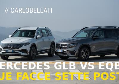 Mercedes GLB vs EQB: sette posti diesel long range o elettrica supereco? [VIDEO]