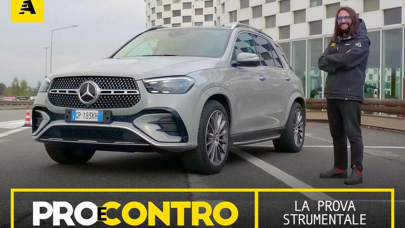 Mercedes GLE restyling 2024 (ibrido diesel, geniale!) | PROVA STRUMENTALE - PRO e CONTRO [Video]