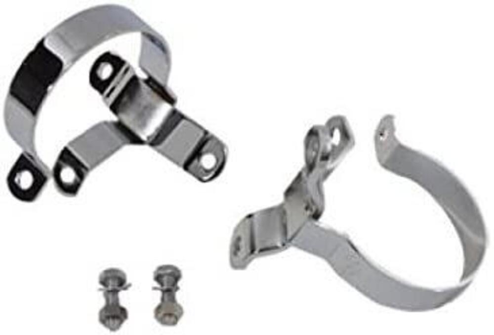 Coppia Fascette cromate da 3-1/4" (82 mm) per Tour 