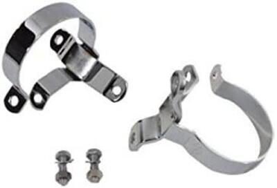 Coppia Fascette cromate da 3-1/4" (82 mm) per Tour 