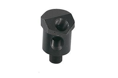 Adattatore doppia uscita nero per manometro pressi 