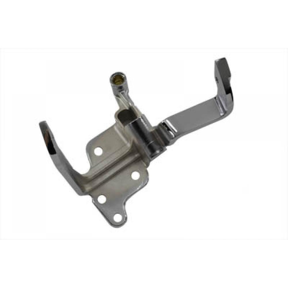 Supporto pedana cromato sinistro per Softail Fat B 