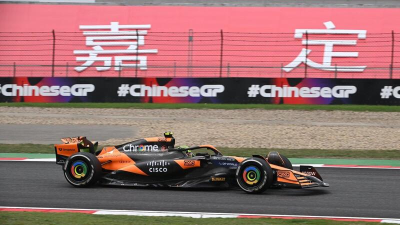 F1. Risultati Qualifiche Sprint Shootout GP Cina 2024: Lando Norris conquista la pole nel caos delle pioggia di Shangai