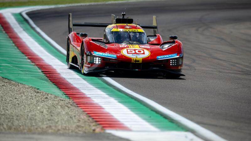 WEC. Tripletta Ferrari alle qualifiche della 6 Ore di Imola: pole per la 499P #50 di Antonio Fuoco!