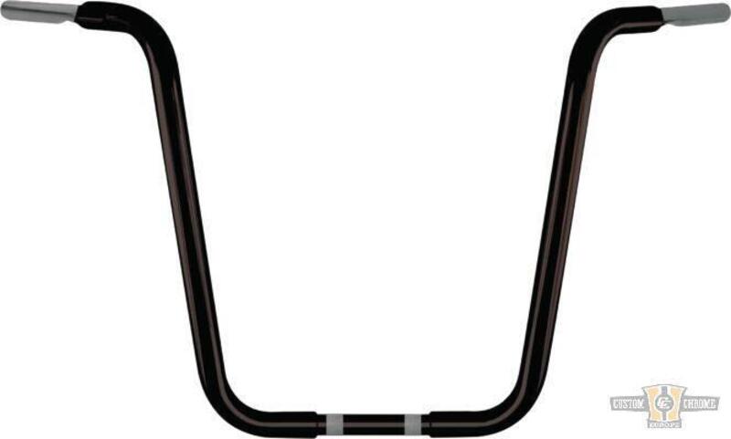 Manubrio Ape Hanger 1-1/4" alto 18" nero Psycho pe 