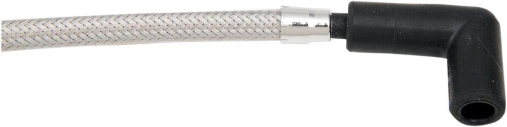 Cavi candele Magnum in treccia lucida per Softail 