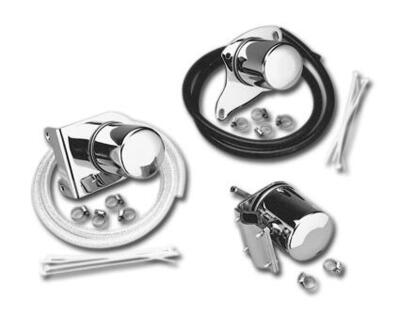 Supporto filtro olio cromato, completo di filtro P 