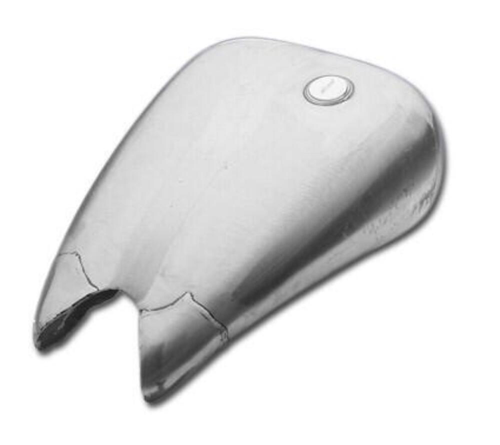 Serbatoio benzina 4,2 galloni allungato 4" 1 tappo 