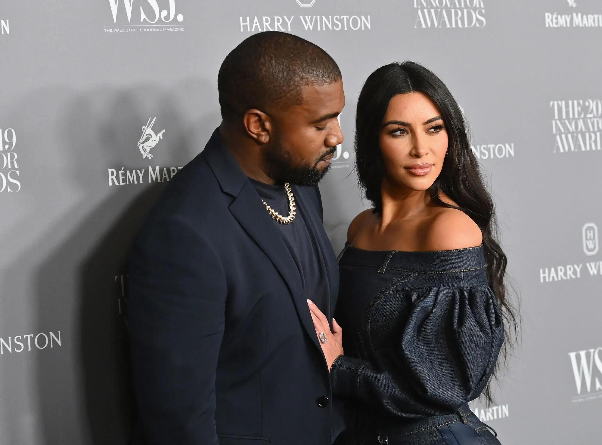 Kanye West e la sua ex moglie Kim Kardashian