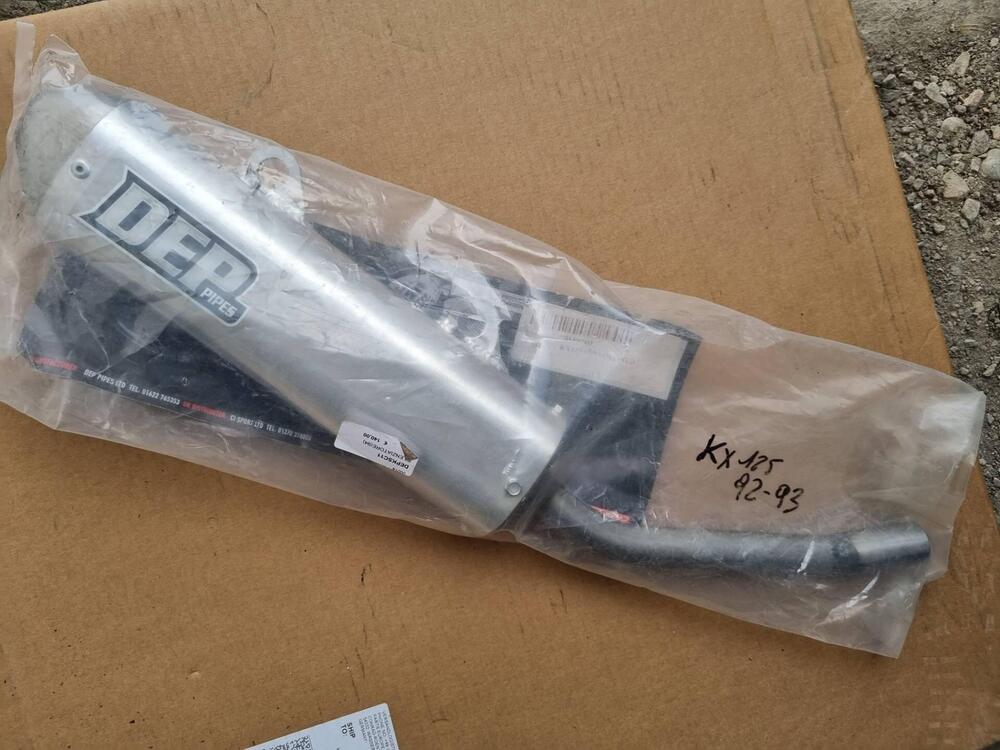 SILENZIATORE DEP x KAWASAKI KX 125 ANNI 1992/93