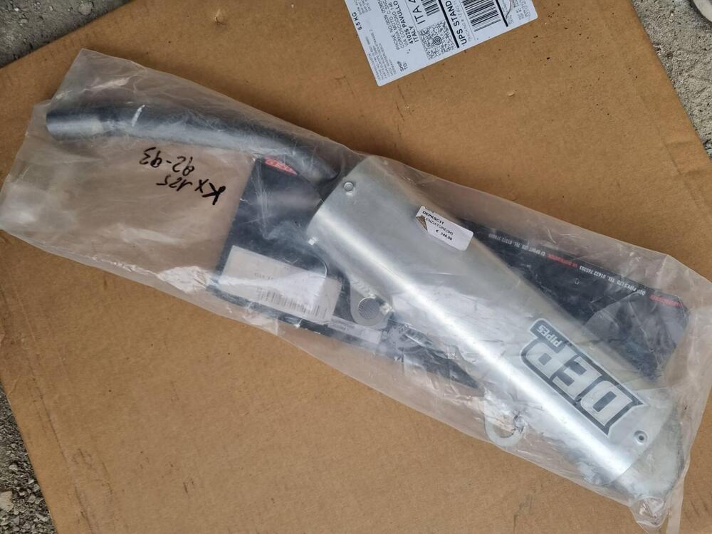 SILENZIATORE DEP x KAWASAKI KX 125 ANNI 1992/93 (2)