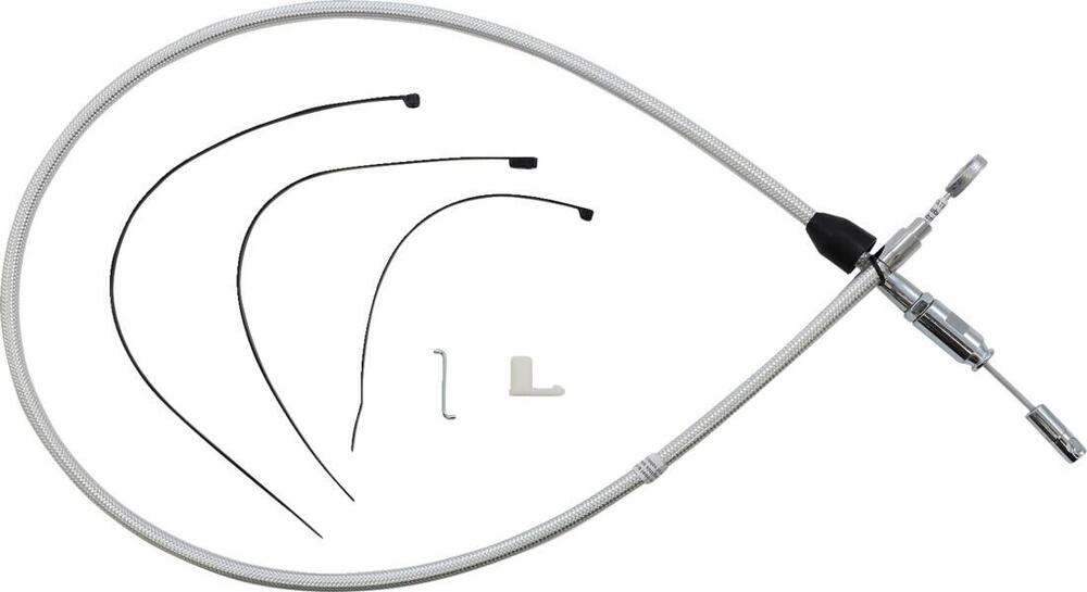 Cavo frizione superiore cromo/cromo lungo 142 cm p 