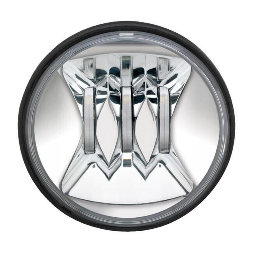 Parabola 4,5" LED omologata cromata Speaker 