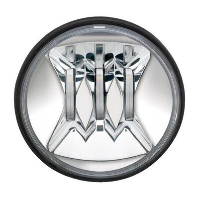 Parabola 4,5" LED omologata cromata Speaker 