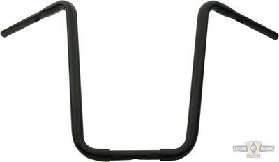 Manubrio Ape Hanger 1-1/4&quot; alto 19&quot; nero senza fos Santee