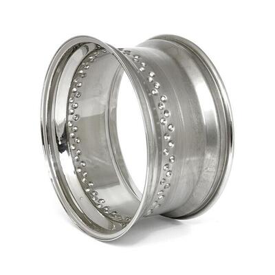 Cerchione 18x9 - 80 fori - inox lucido TTS 