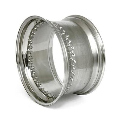 Cerchione 18x10 - 80 fori - inox lucido TTS 