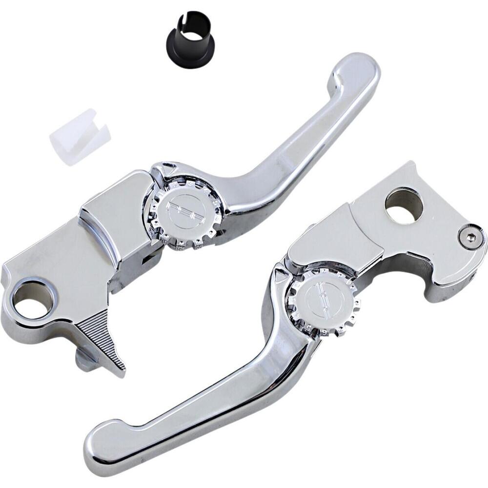 Leve freno e frizione regolabili cromate PSR Anthe 