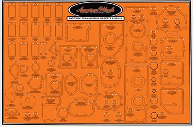 Pannello espositore per Guarnizioni trasmissione e 