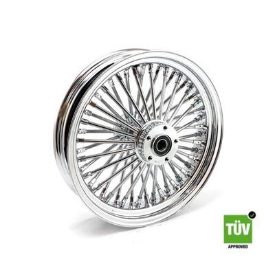 Ruota posteriore cromata Big Spoke 48 raggi 16&rdquo;x 3 