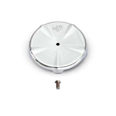 Coperchio Skull cromato per filtro V02 Naked vance &amp; hines