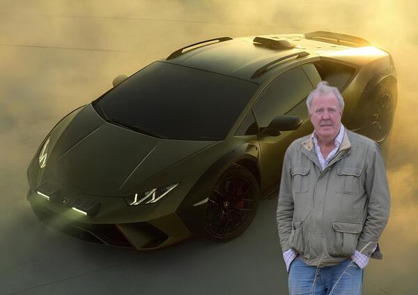 Jeremy Clarkson prova la Lamborghini Hurac&aacute;n Sterrato: &ldquo;Supercar perfetta per scappare dai terroristi, anche se la velocit&agrave;&hellip;&rdquo;. Ecco perch&eacute;
