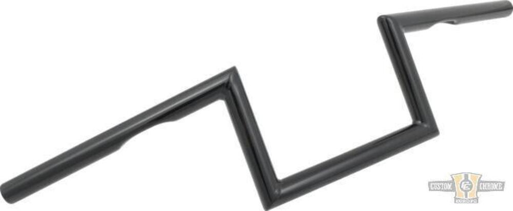 Manubrio Z Bar 1", alto 6", Largo 72cm, nero, con Jammer