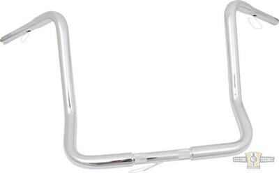 Manubrio Ape Hanger 1-1/4" alto 17" FLHT Cromato D Santee