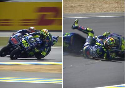 MotoGP, Valentino Rossi e Maverick Viñales: lo spettacolo a Le Mans 2017 [VIDEO]