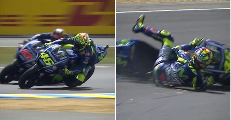 MotoGP, Valentino Rossi e Maverick Vi&ntilde;ales: lo spettacolo a Le Mans 2017 [VIDEO]