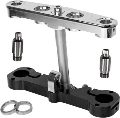 Kit piastre Ness inclinate 6&deg; per Softail FLST dal Arlen Ness