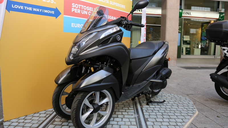 Yamaha Tricity 155 a Milano con Negrimotors