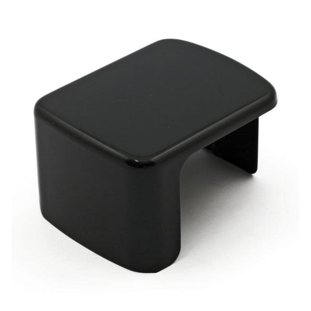 Coperchio bobina nero liscio Per Softail dal 2000 