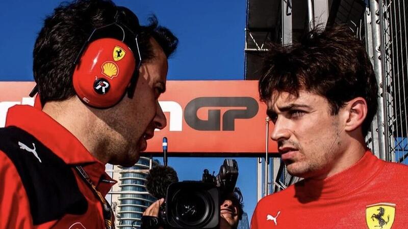 Xavi Marcos e Charles Leclerc