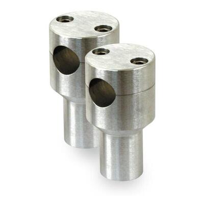 Riser Aluminum alti 3&rsquo;&rsquo;, alluminio satinato, Per m 