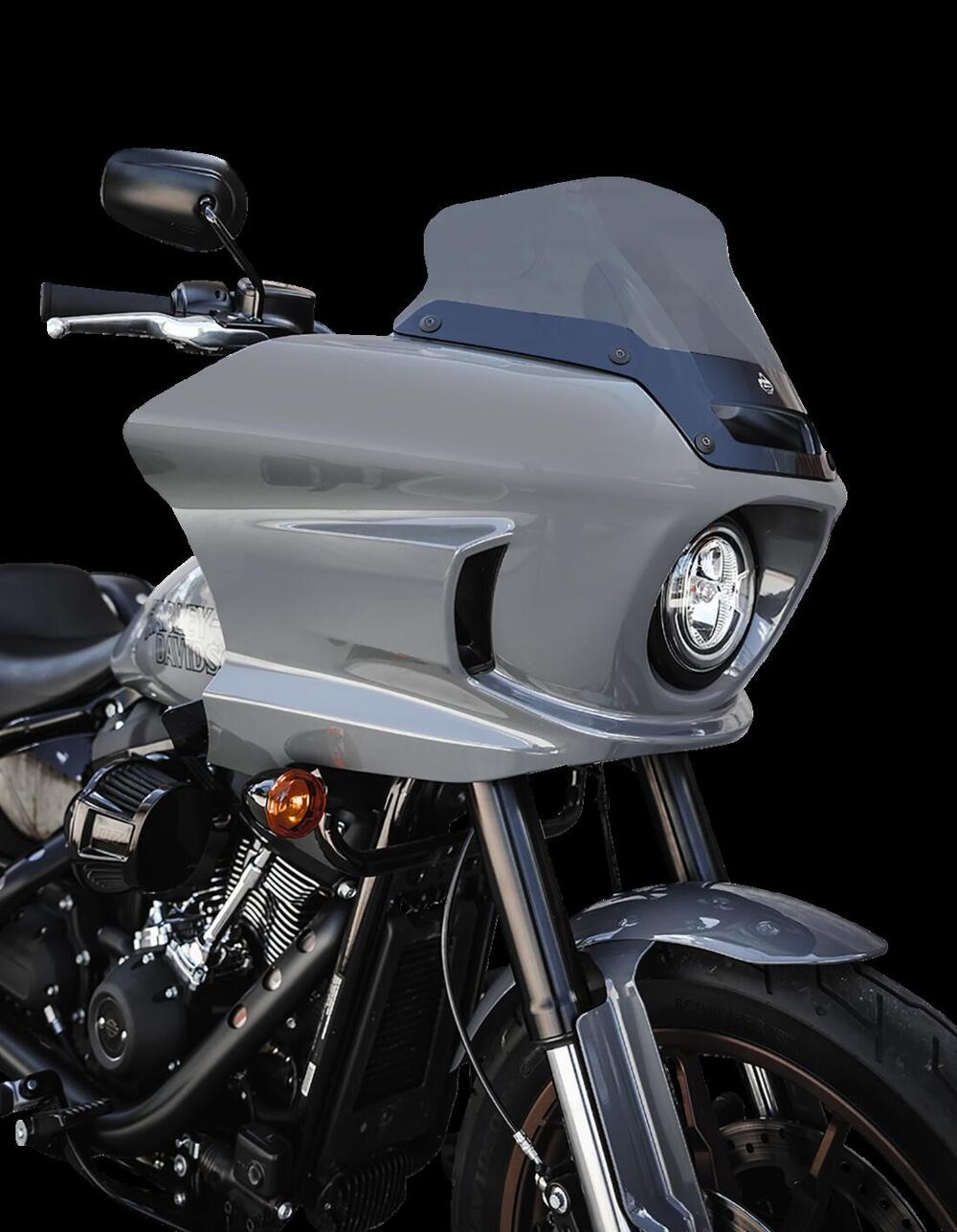 Parabrezza Klock Werks Flare fumè scuro alto 15 cm