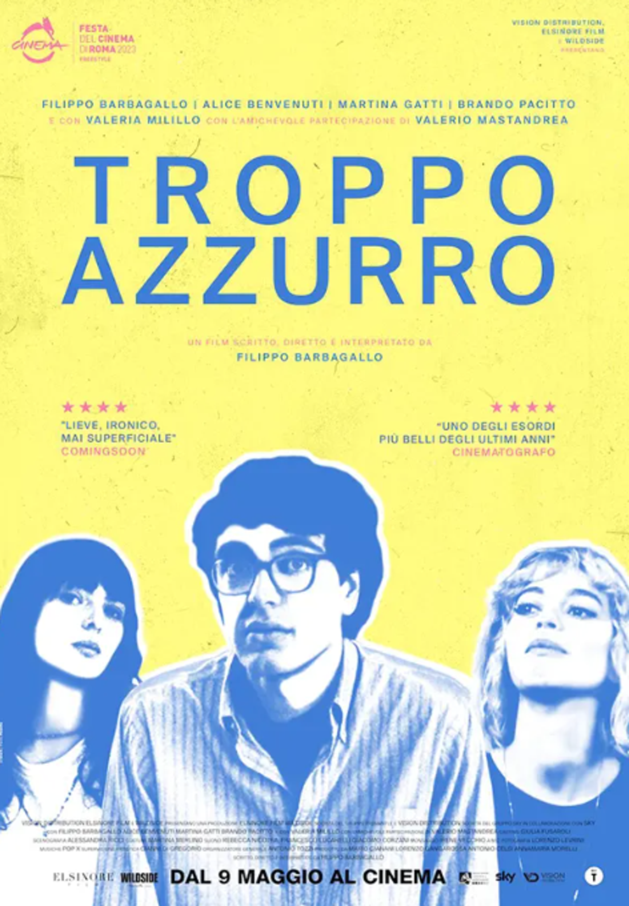 Manifesto di &quot;Troppo Azzurro&quot; di Filippo Barbagallo