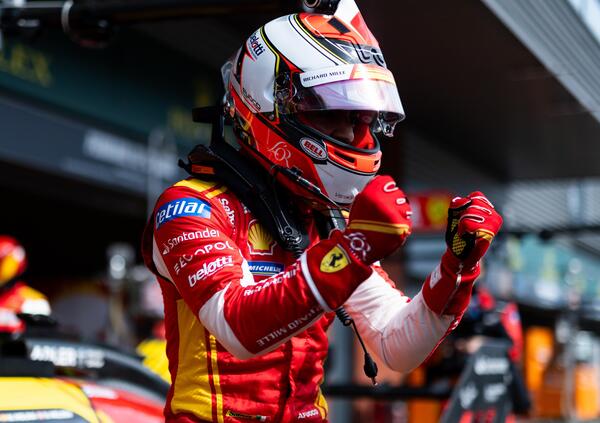 La Ferrari di Antonio Fuoco prima in pole position e poi penalizzata: ecco cosa &egrave; successo a Spa