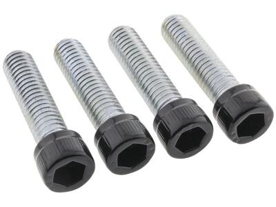 Kit viti supporti comandi guidatore nere lucide pe 