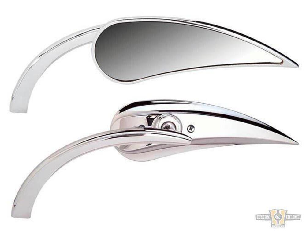 Specchietto Rad 2 a goccia destro cromo Arlen Ness