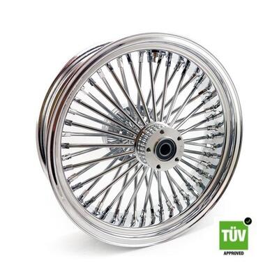 Ruota posteriore cromata Big Spoke 48 raggi 18&rdquo;x 5 