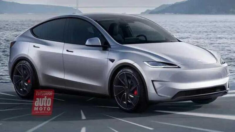 Tesla Model Y Performance: i disegni di Auto Moto e il prezzo stimato