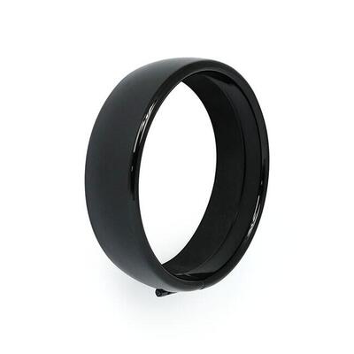 Ghiera per faro da 5-3/4&rdquo; Recessed nera lucida per 