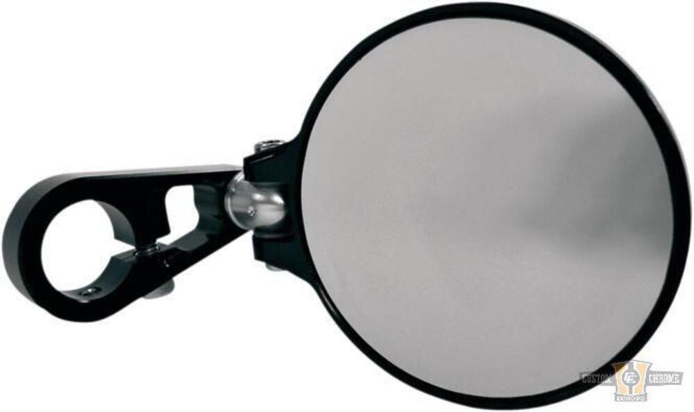 Specchietto da manubrio nero circolare 3'' 1/4 Joker Machine