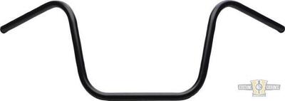 Manubrio Ape Hanger 1&quot; alto 12&quot; nero senza fossett Santee