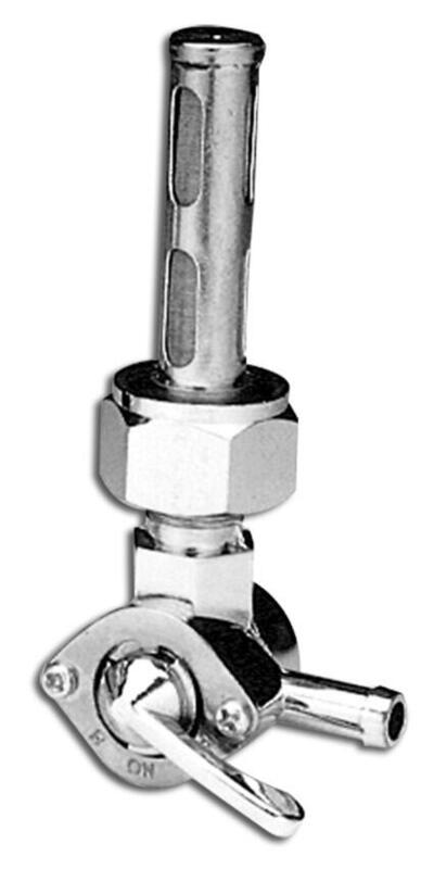 Rubinetto benzina 22mm cromato Custom Chrome 